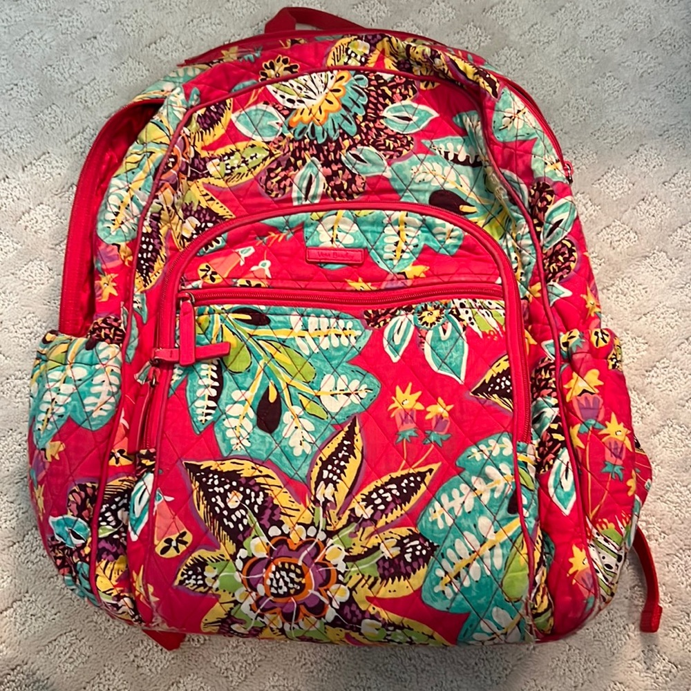 Rumba pattern Vera Bradley campus backpack